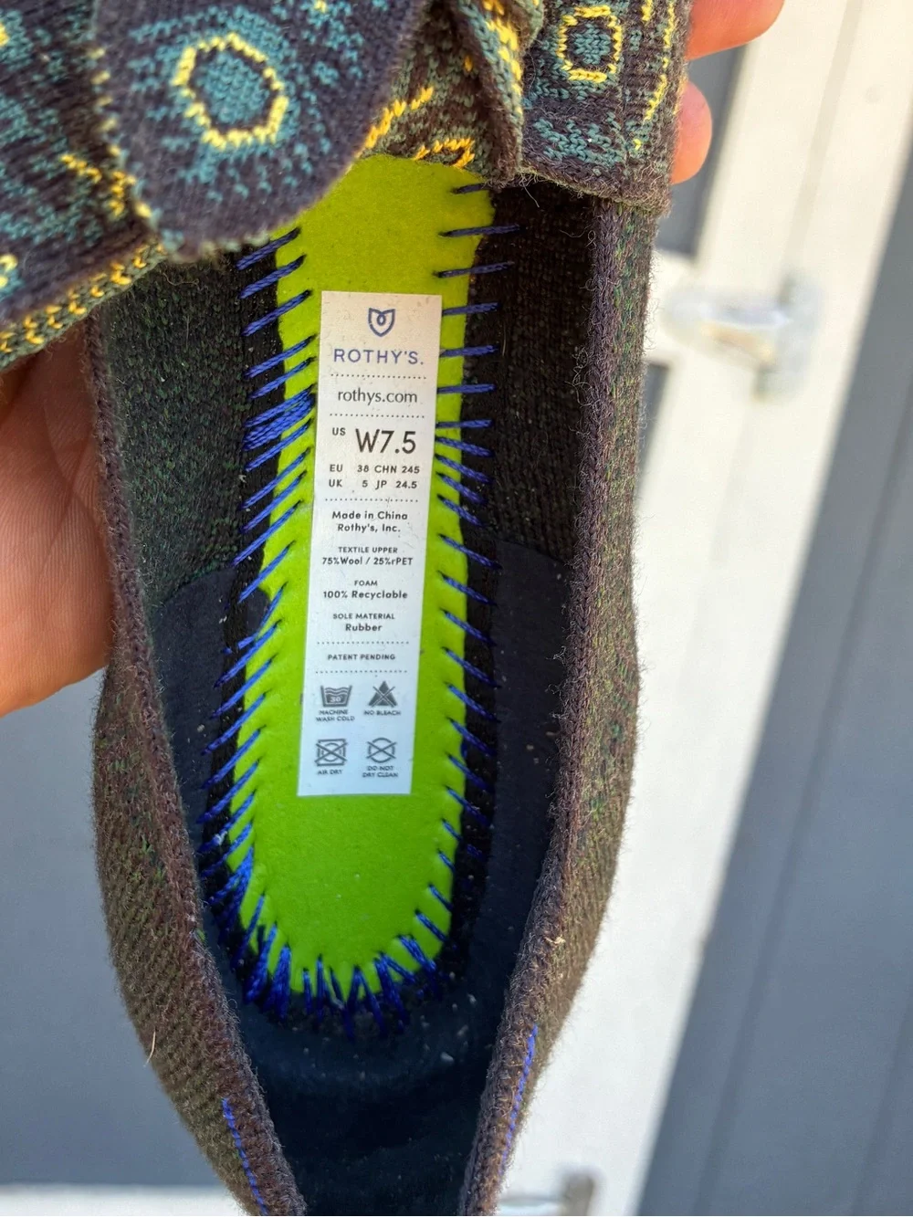 Rothy's The Merino Mary Jane Flats 7.5